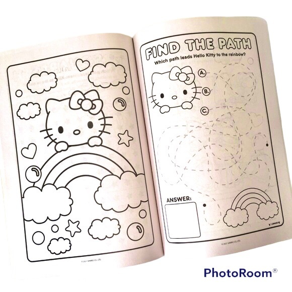 🎀 HELLO KITTY JUMBO COLORING BOOK 🎀 - Picture 2 of 6
